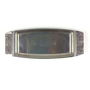 Stanley Roberts 18/8 Stainless Steel Snack Relish Tray 4.5x11 Vtg Mid Century